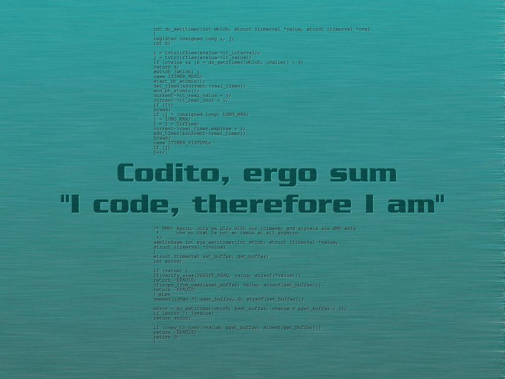 Code and Latin phrase