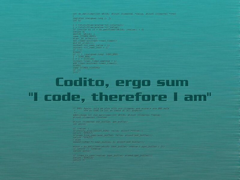 Code and Latin quote