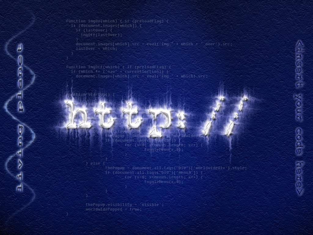 code background with http text
