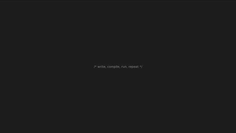 Code Comment on Dark Screen