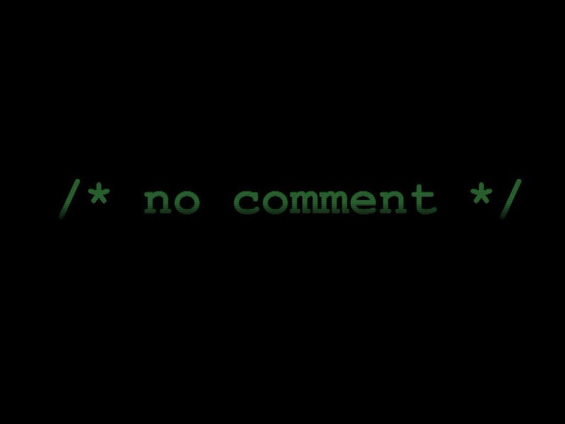 code comment text