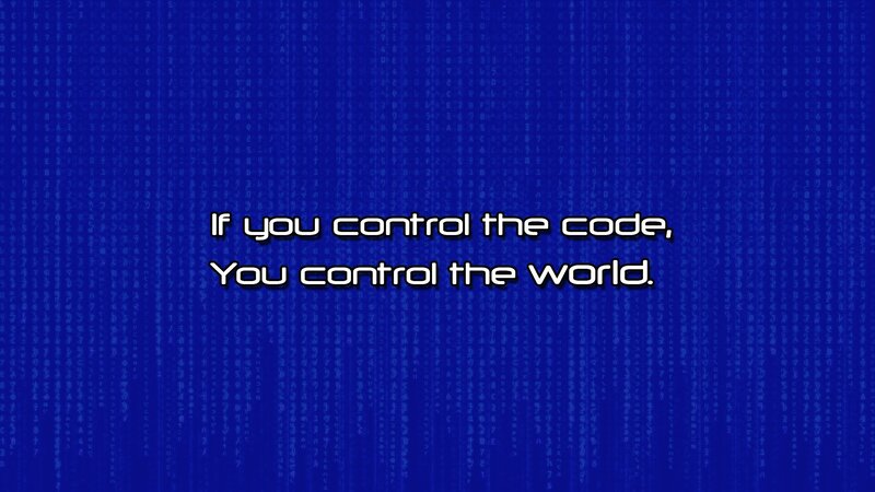 code controls the world