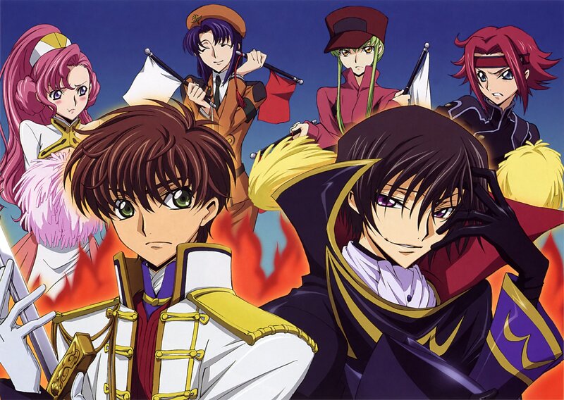 Code Geass anime character group