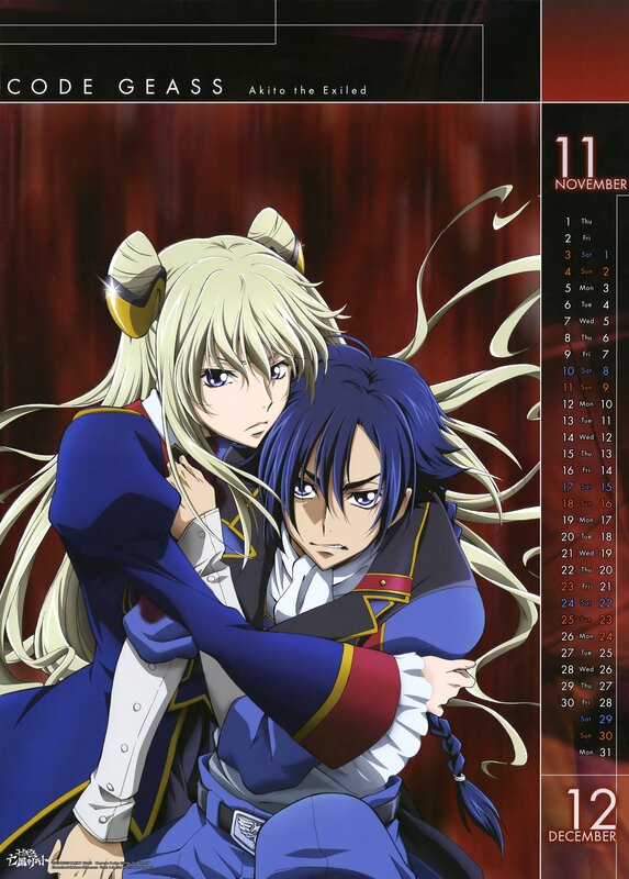 Code Geass calendar art