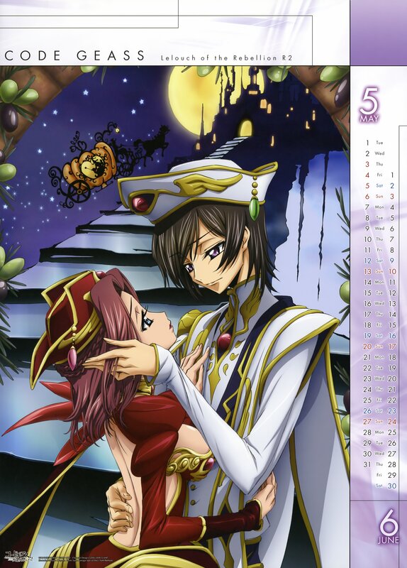 Code Geass calendar page