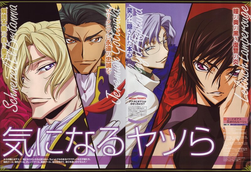 Code Geass character art