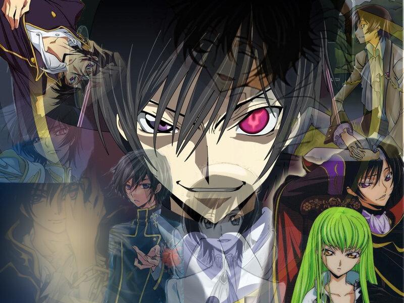Code Geass character collage