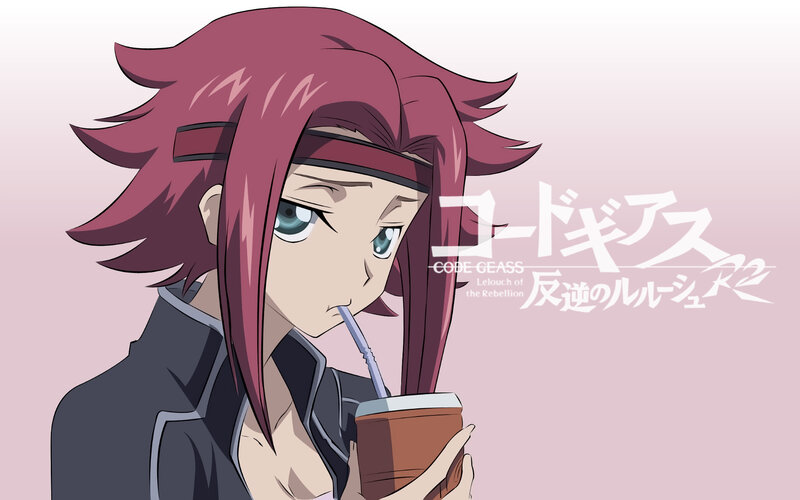 Code Geass character drinking