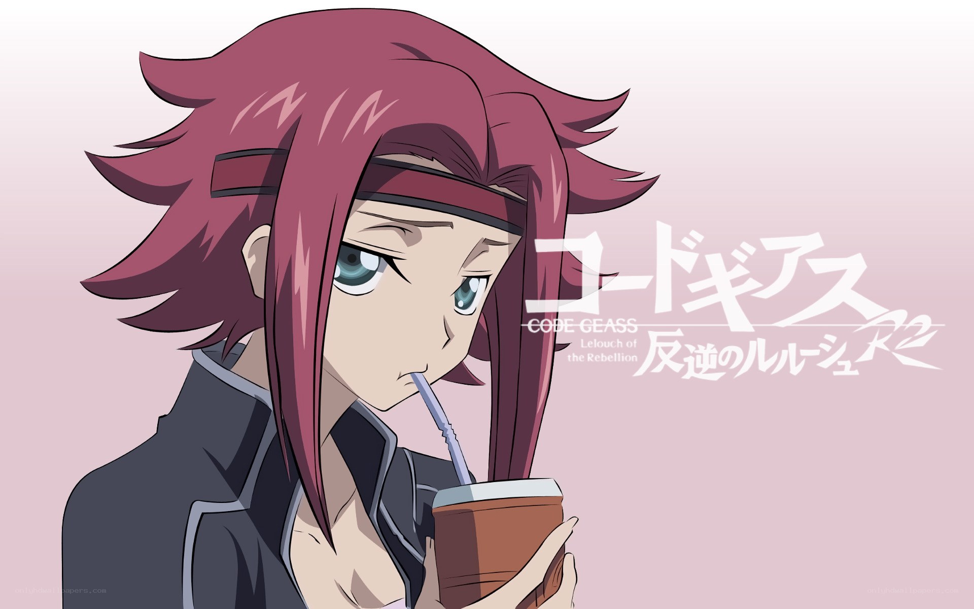 Code Geass character drinking