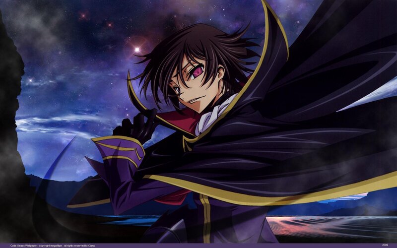 Code Geass character in cloak