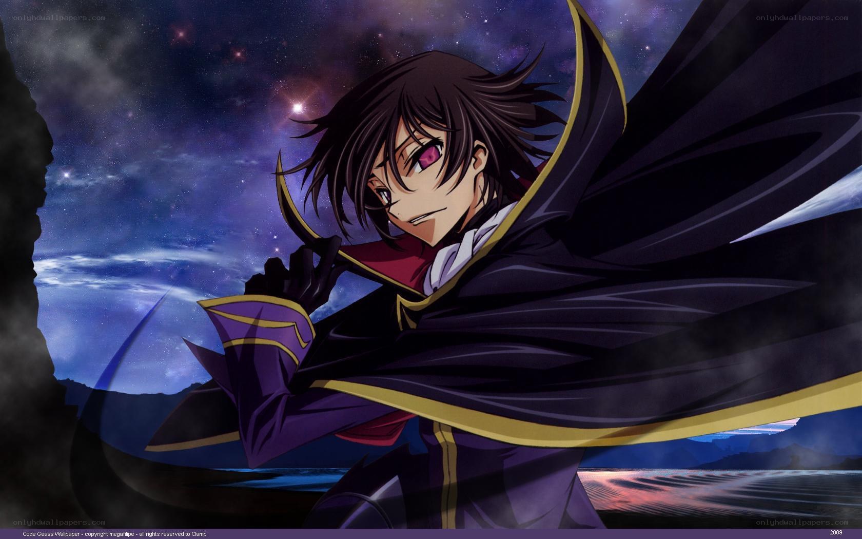 Code Geass character in cloak