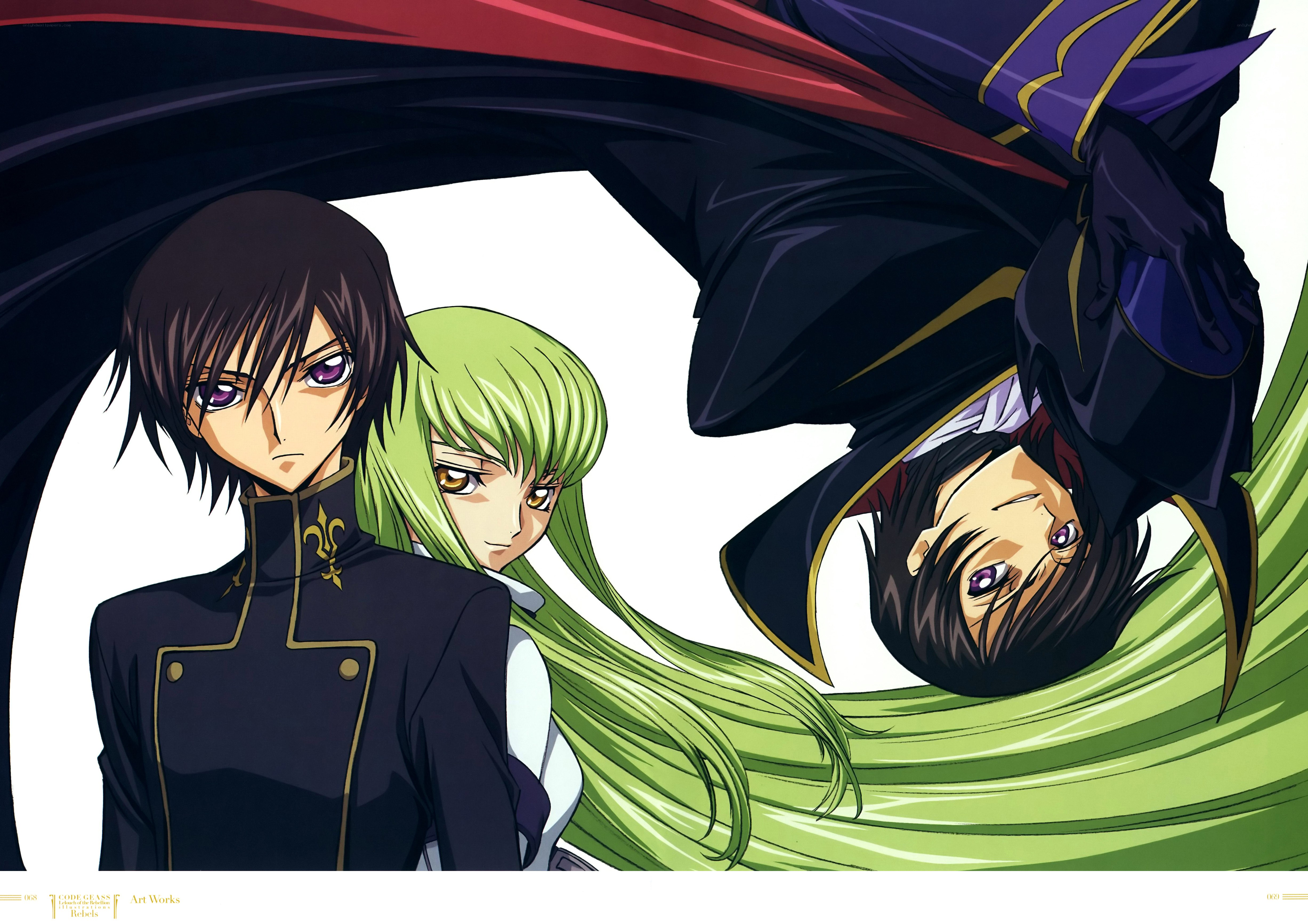 Code Geass characters art