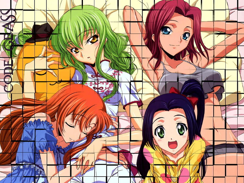 Code Geass characters collage