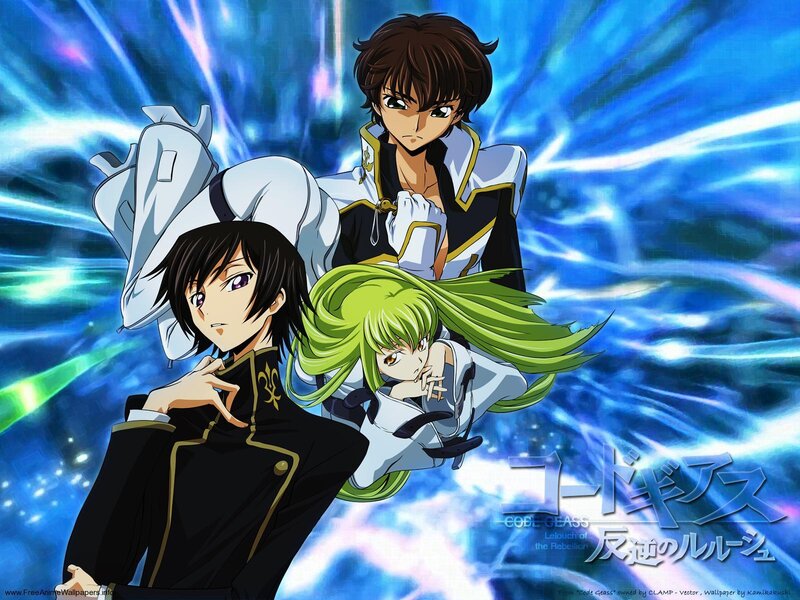 Code Geass characters in action