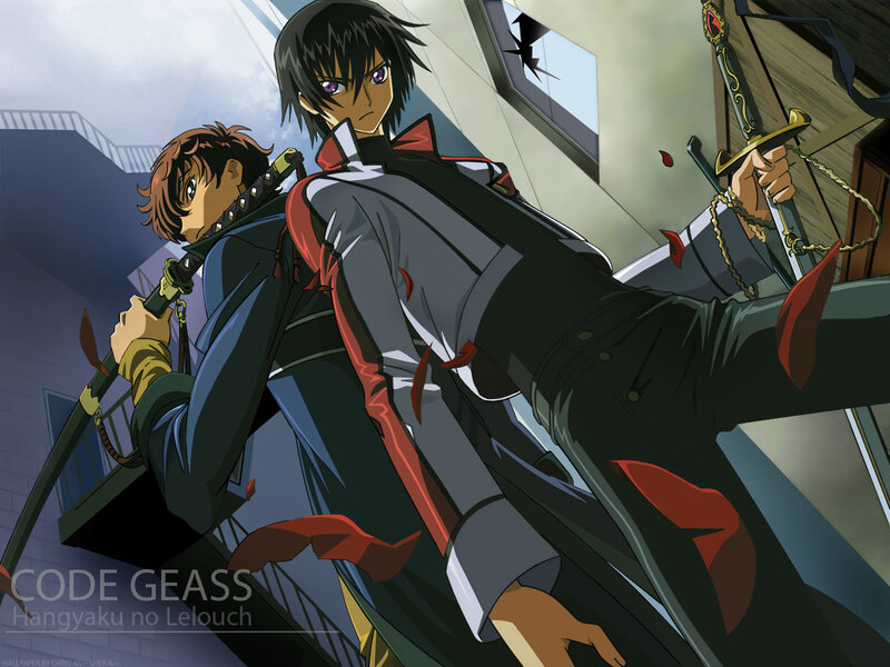 Code Geass characters in action