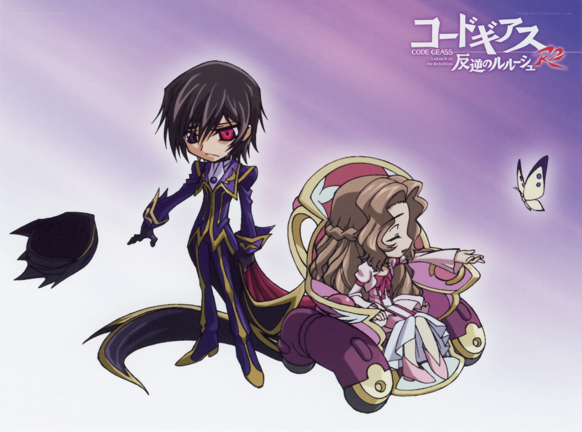 Code Geass characters in chibi style