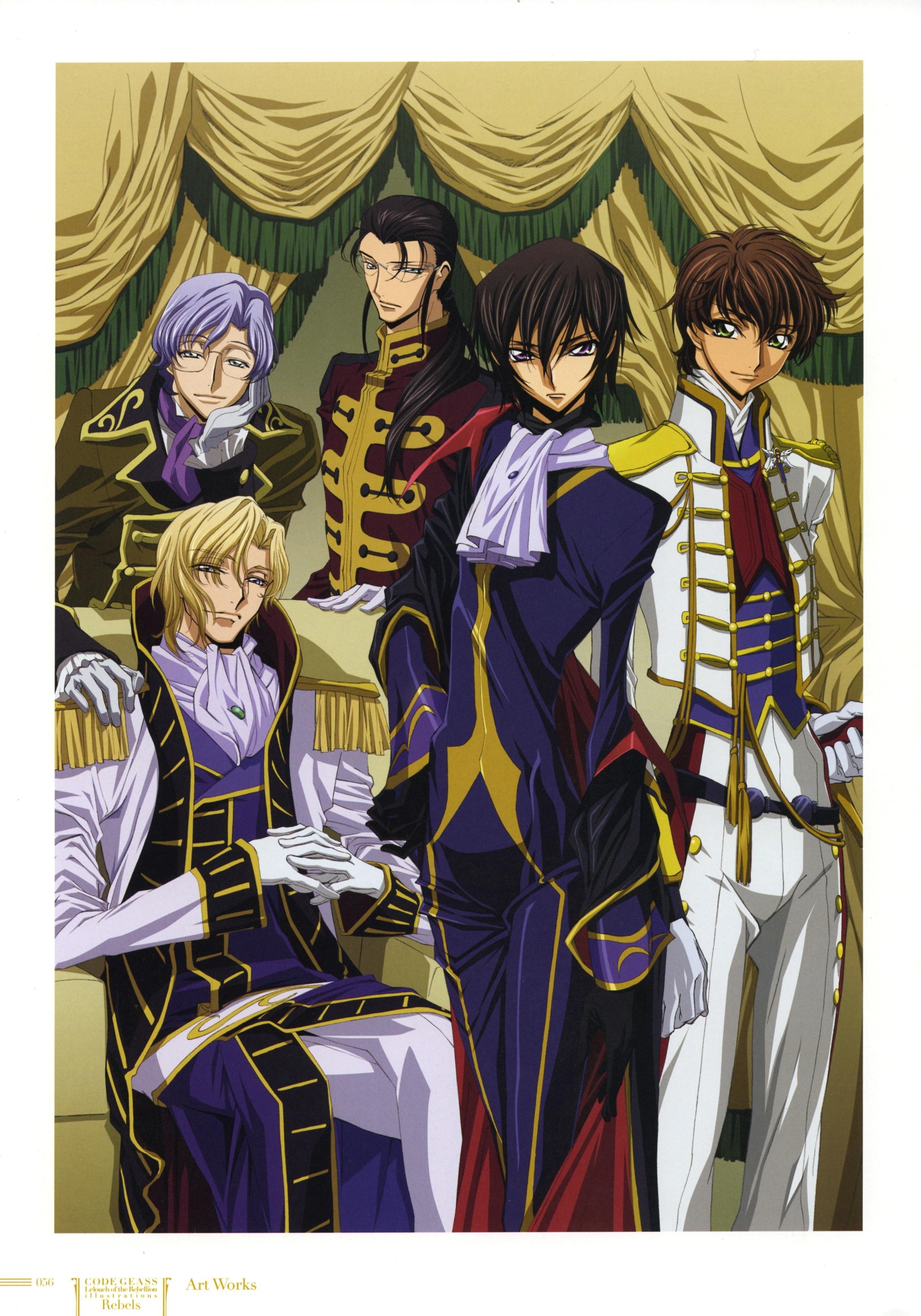 Code Geass characters in uniform