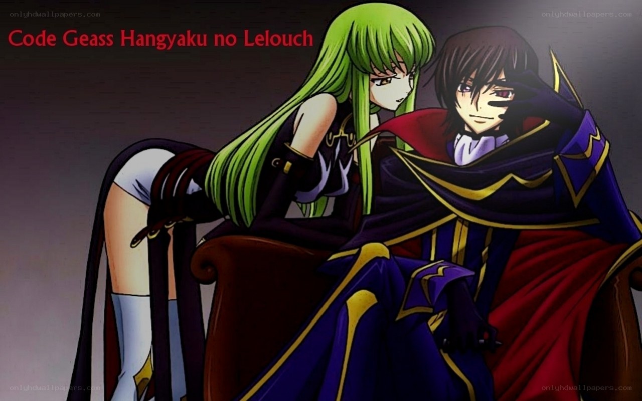 Code Geass characters on throne