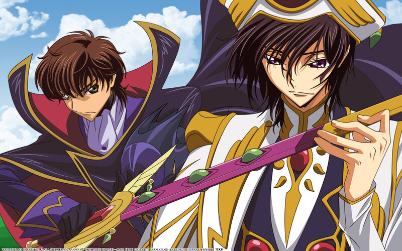 Code Geass characters with swords
