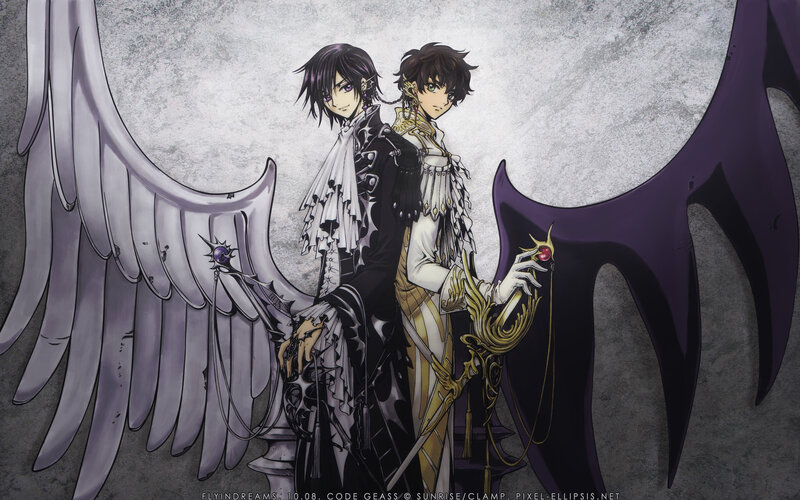 Code Geass characters with wings