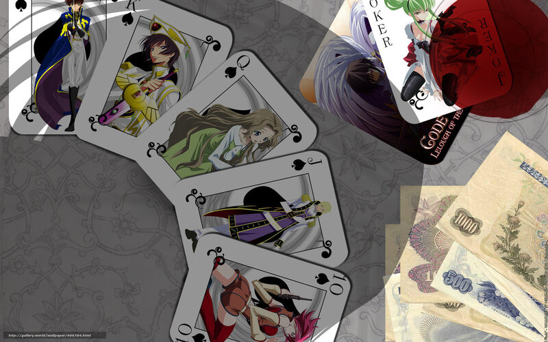 Code Geass playing cards