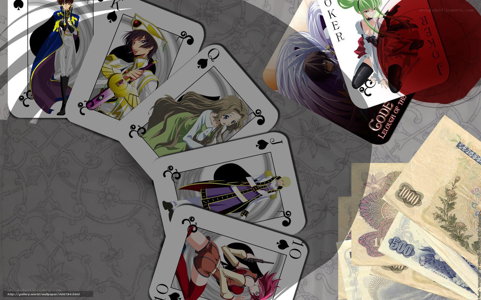 Code Geass playing cards