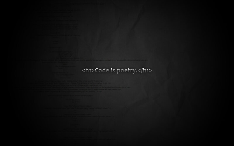 code is poetry