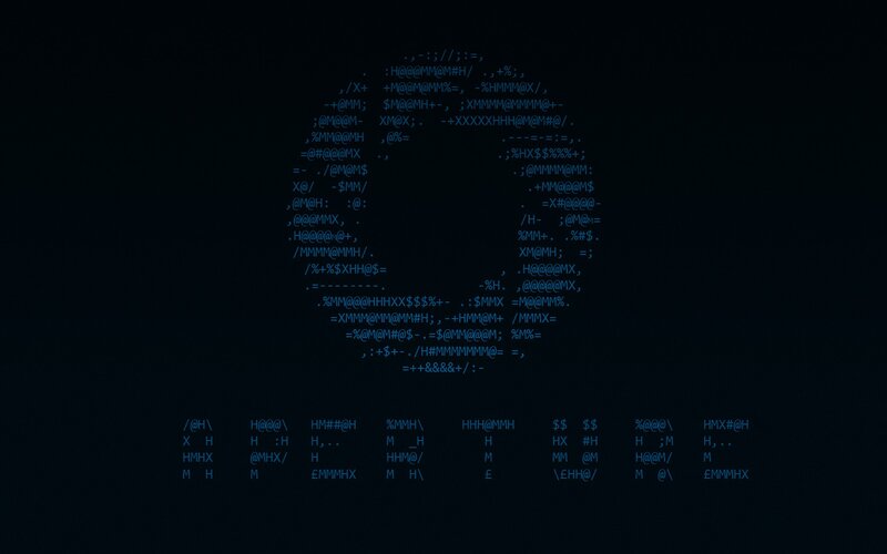 Code on Dark Screen
