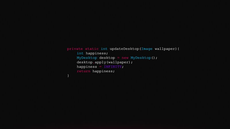 Code Snippet on Black Background — Neutral, Digital Art