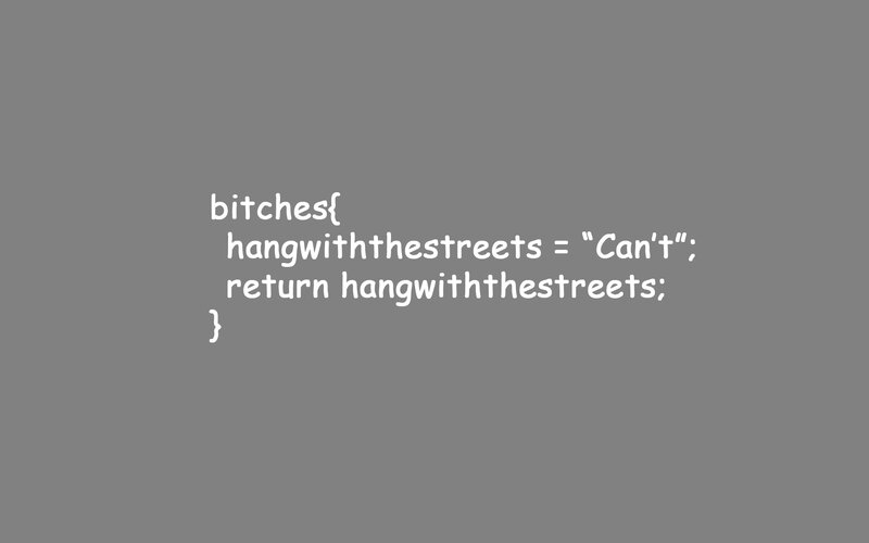 code snippet on gray background