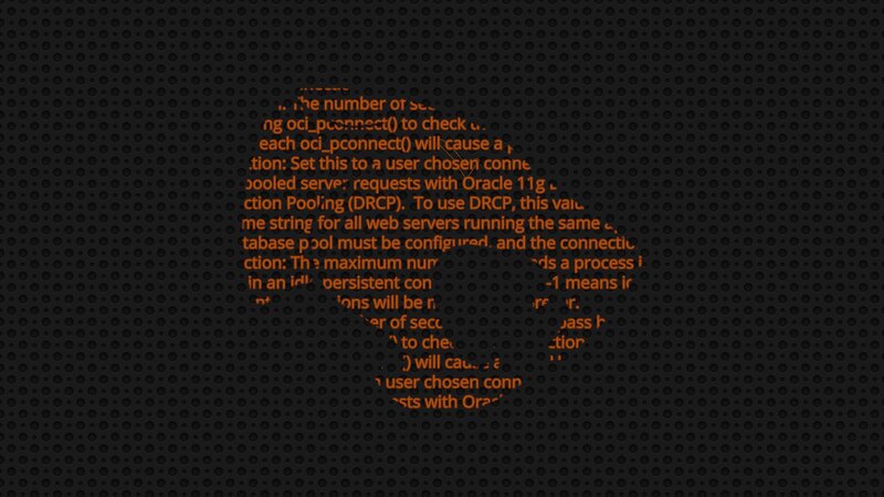 Code Text on Dark Background — Black