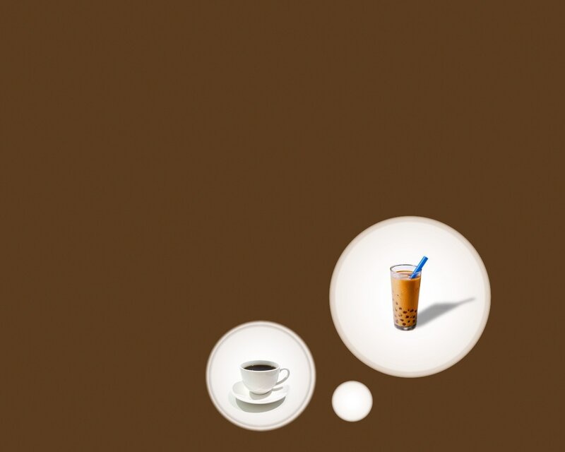 coffee and bubble tea drinks
