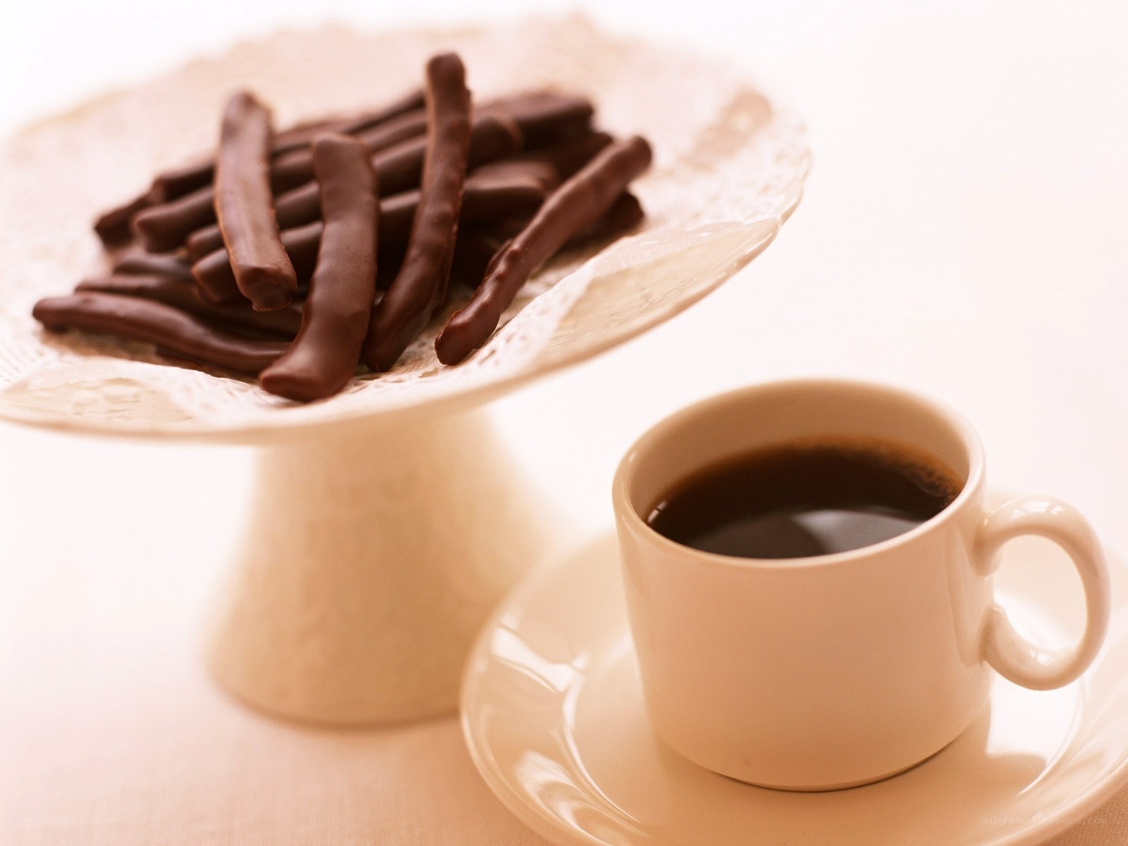 coffee and chocolate sticks
