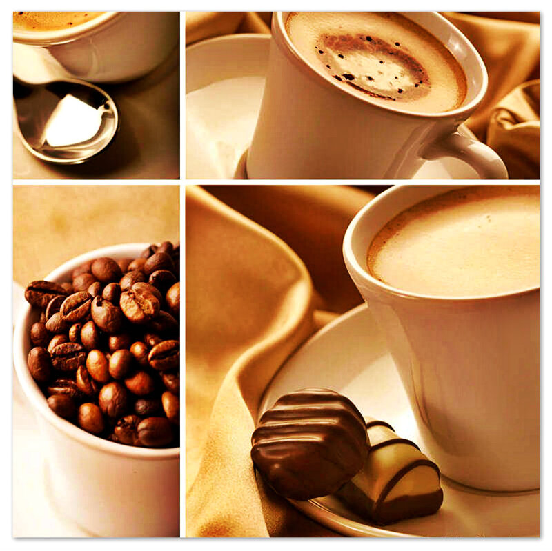 Coffee and Chocolate Treats — Brown, Warm