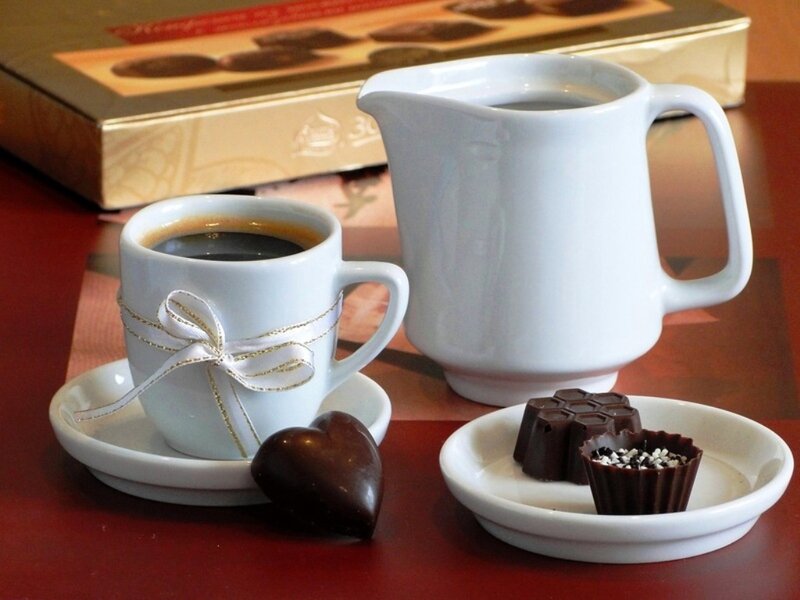 Coffee and Chocolates — White