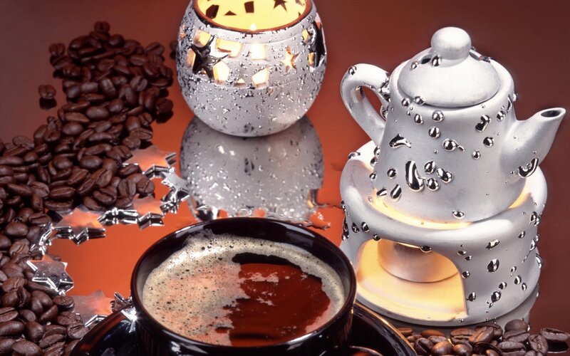 coffee and coffee beans