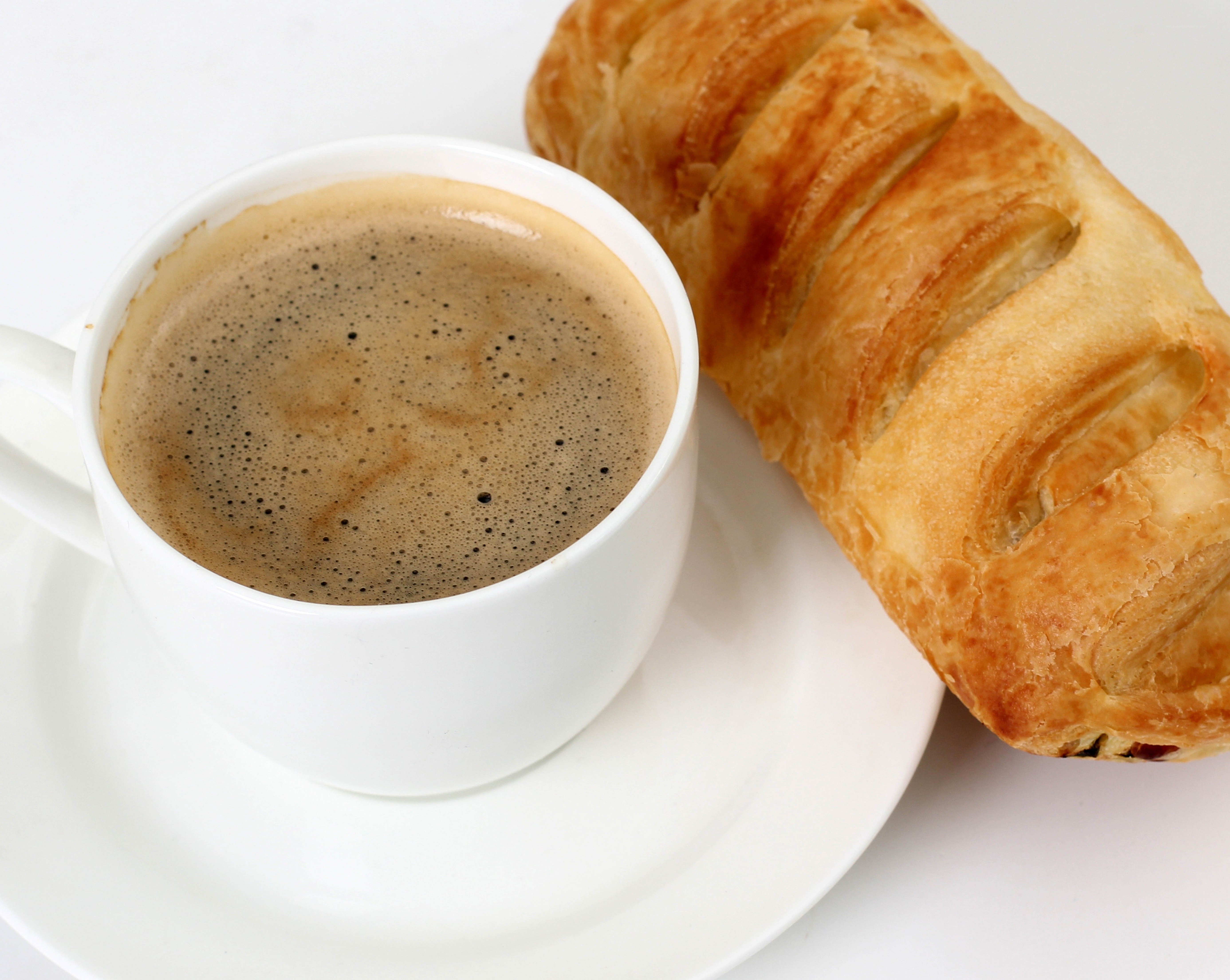 coffee and croissant