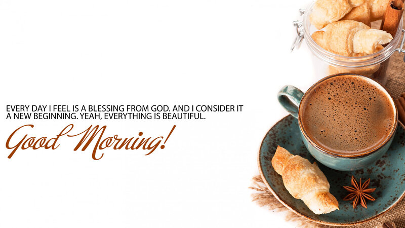Coffee and Croissants — Brown, Calm, Morning, Photograph