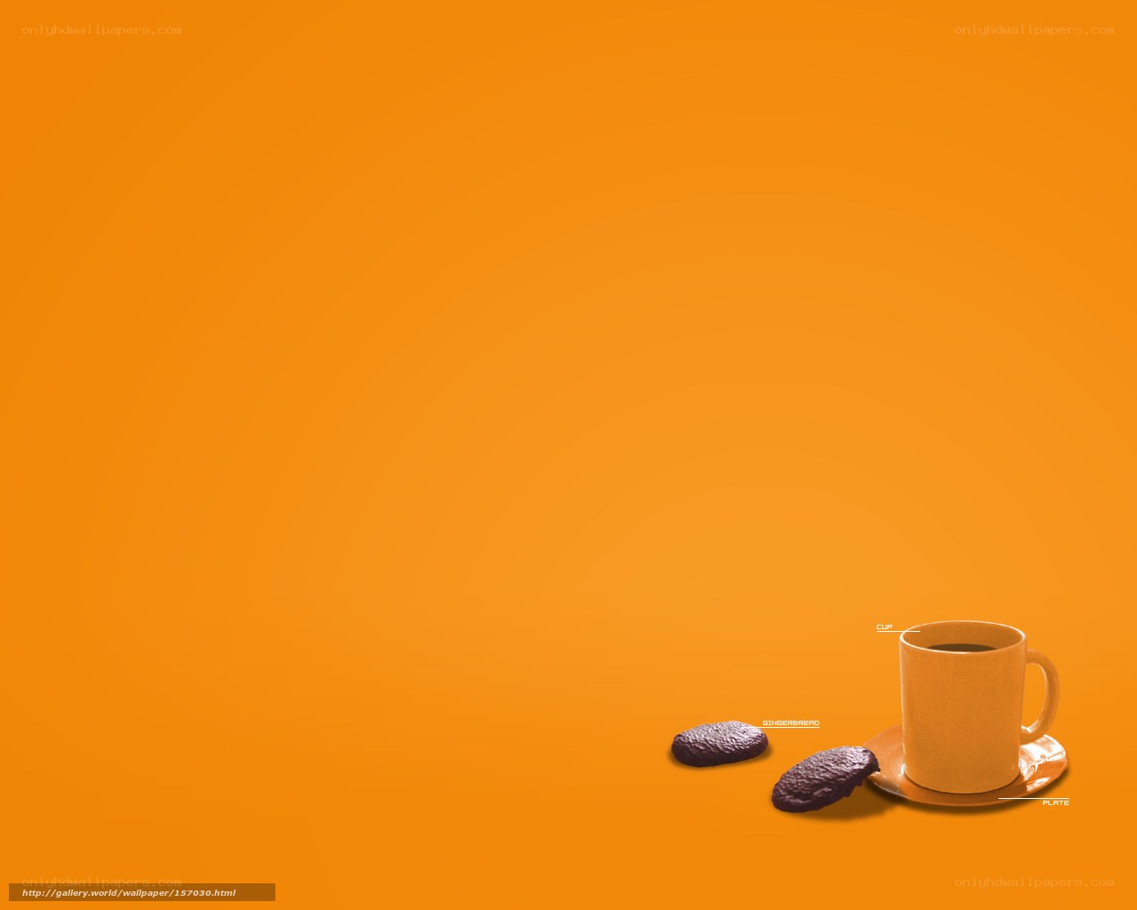 coffee and gingerbread cookies