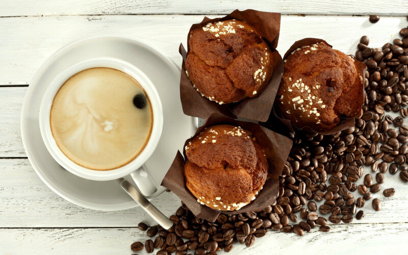 Coffee and Muffins — Brown, Calm