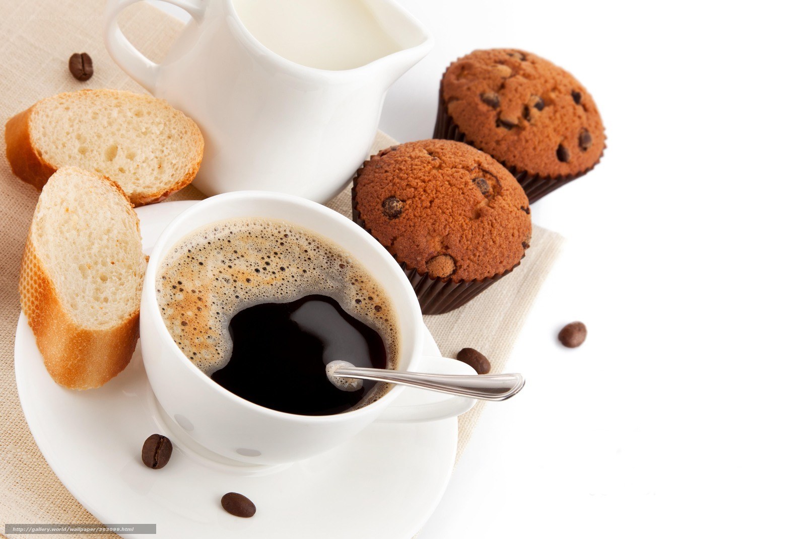 coffee and pastries breakfast