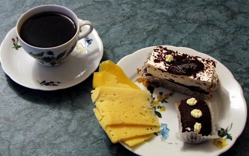 Coffee and Pastries — White, Calm