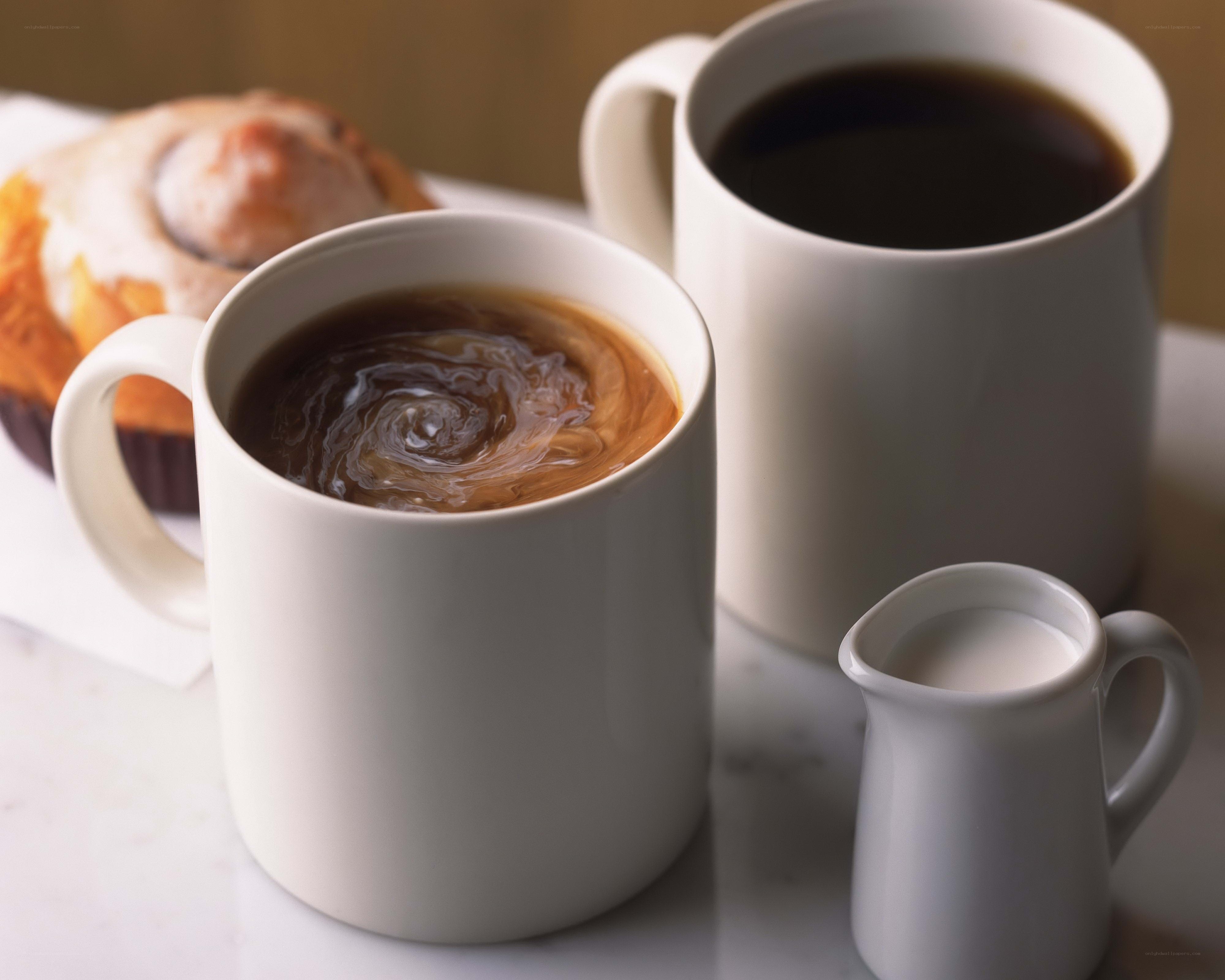 Coffee and pastry breakfast