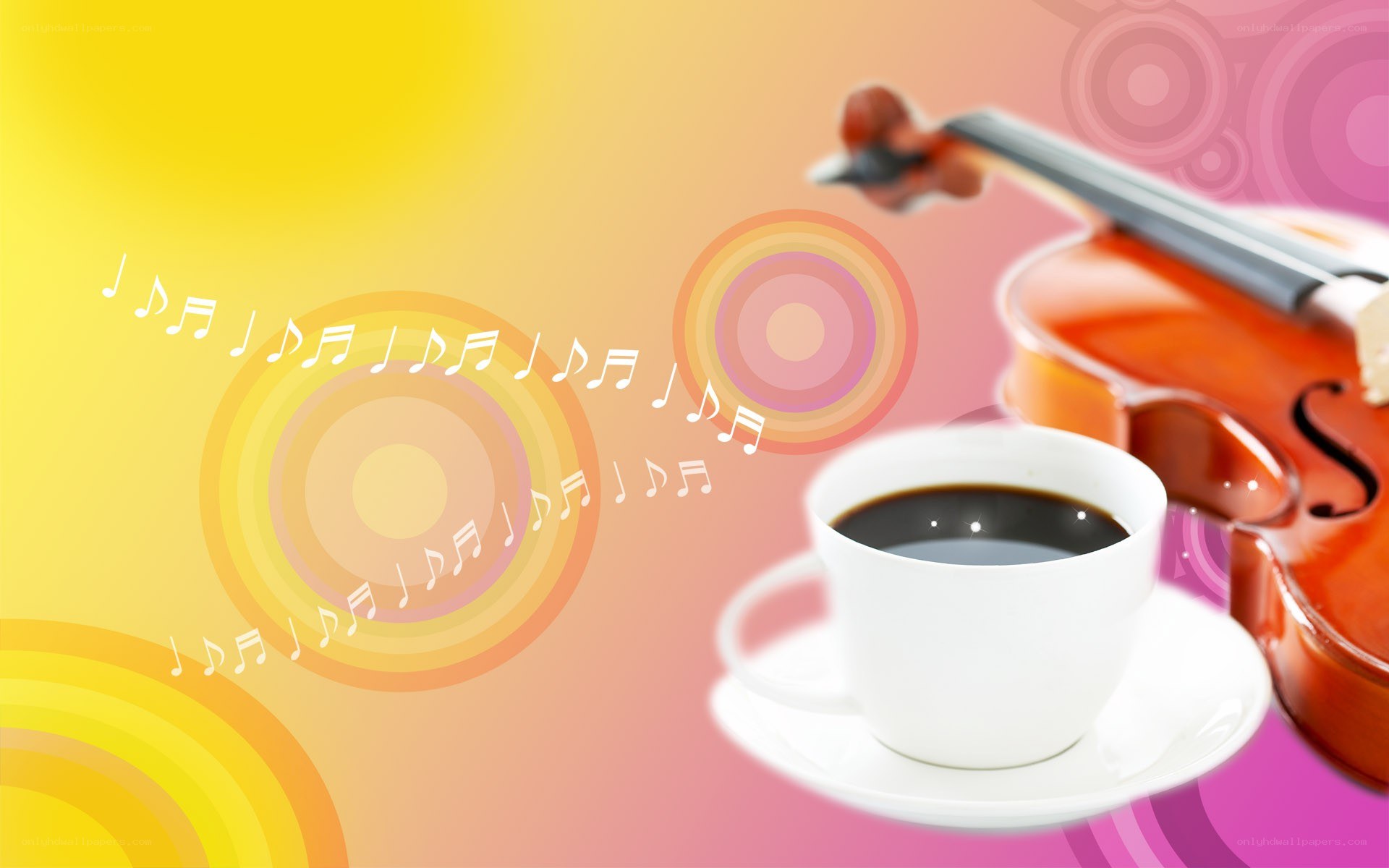 coffee and violin music