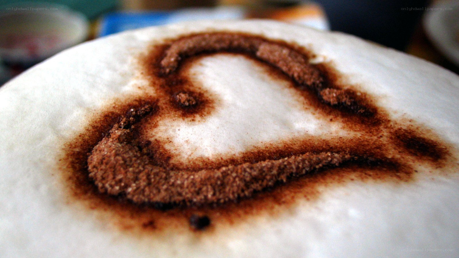 coffee art heart design