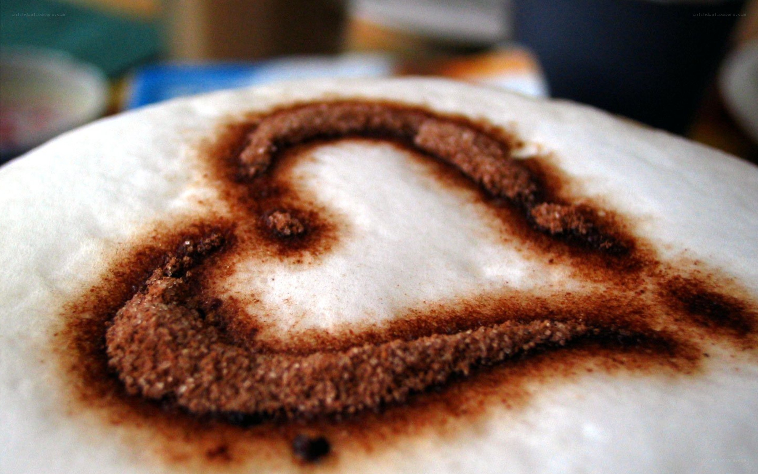 coffee art heart design
