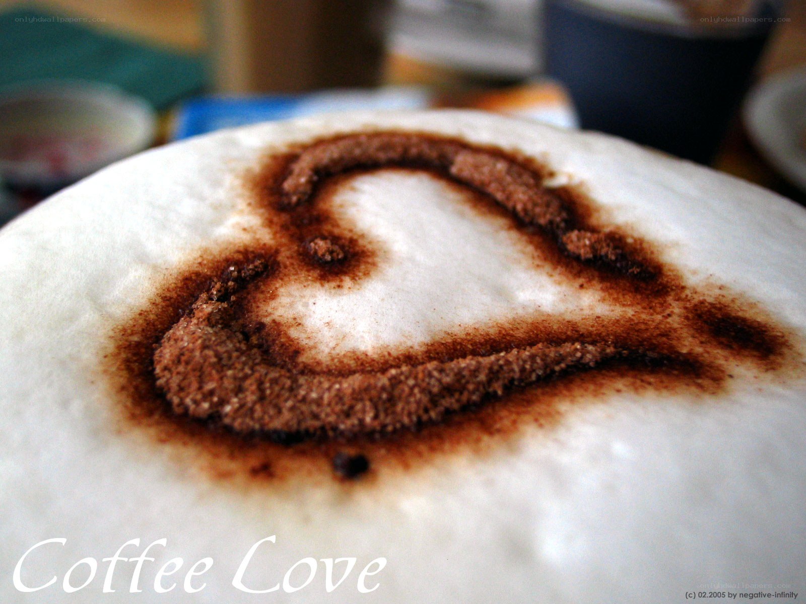 Coffee art heart design