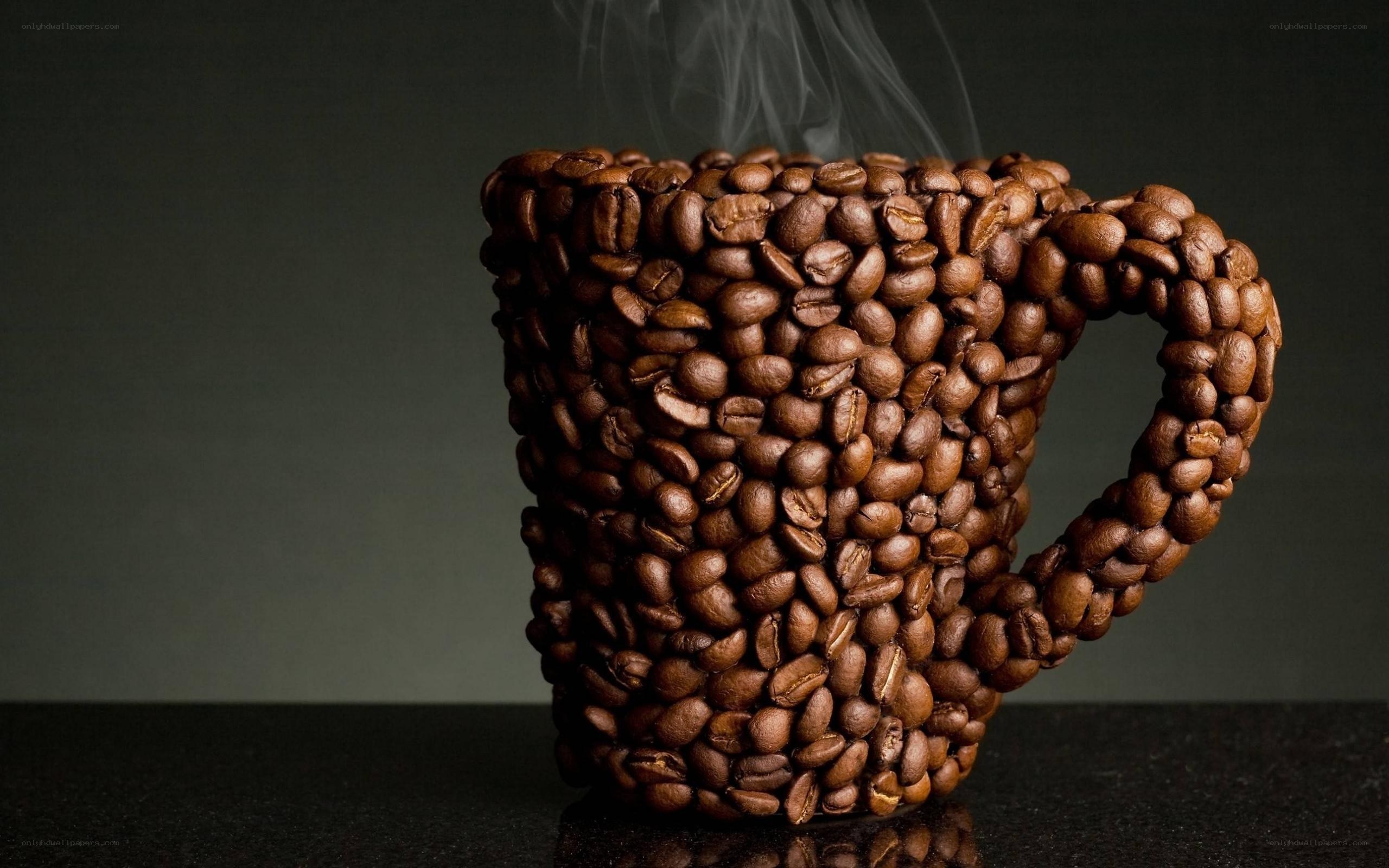 coffee bean mug sculpture