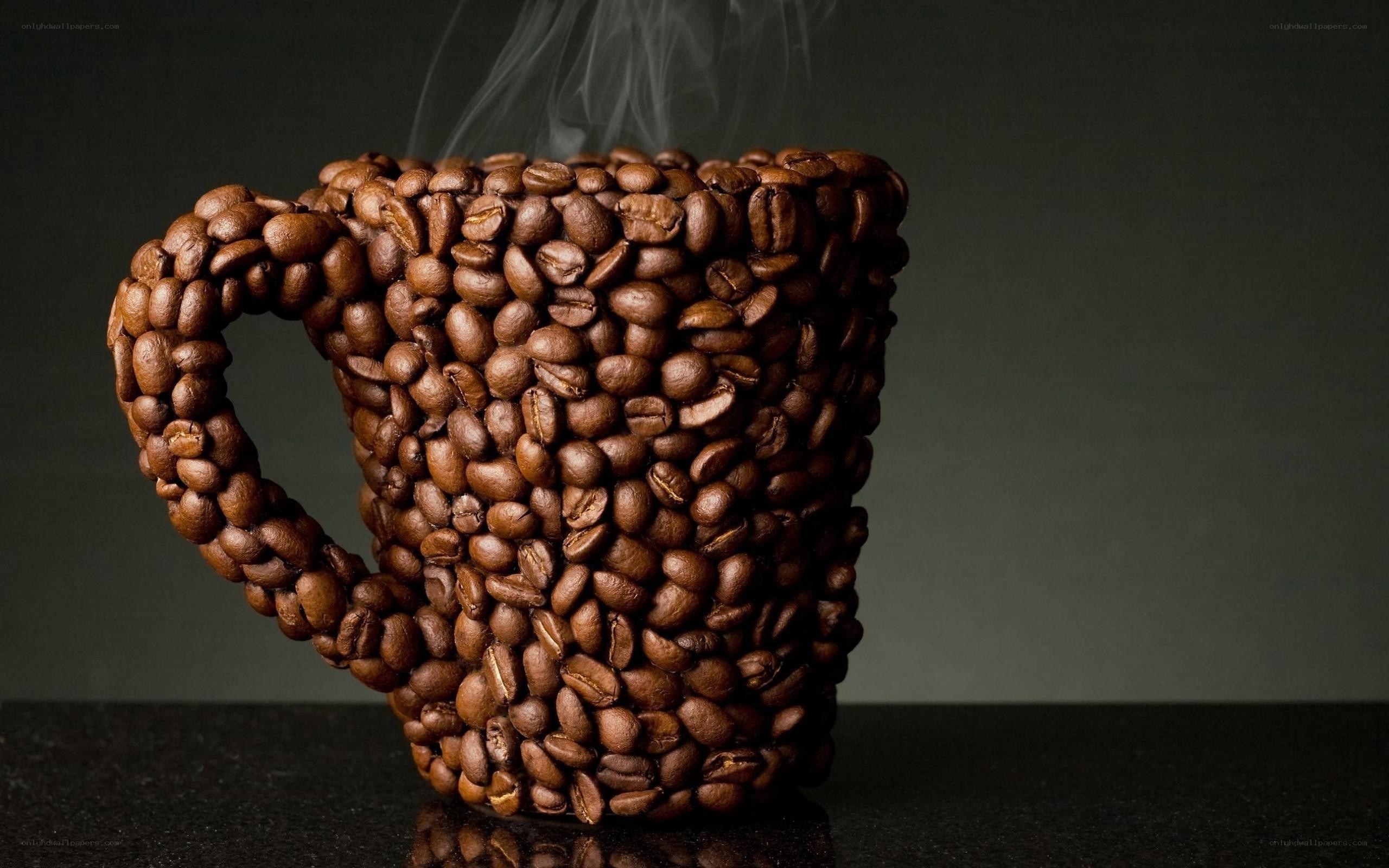 coffee bean mug sculpture