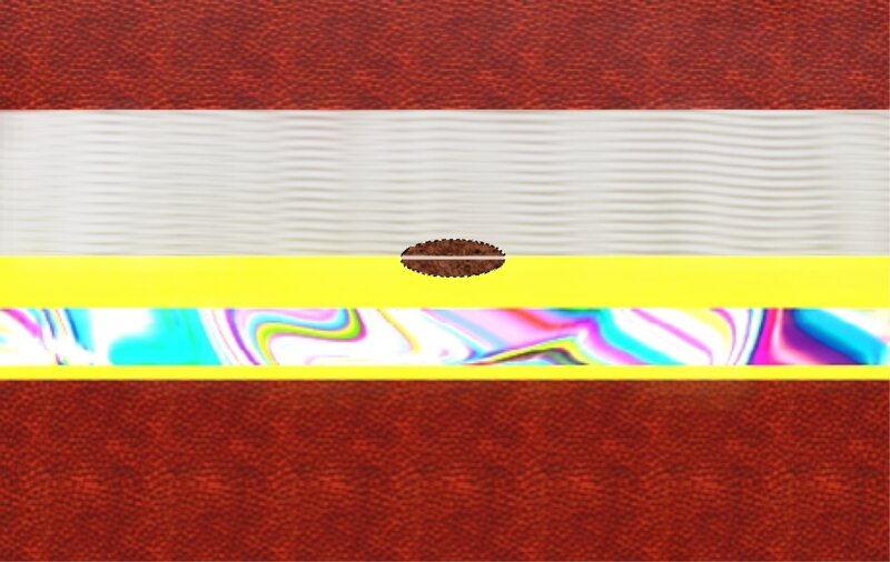 Coffee Bean on Stripes